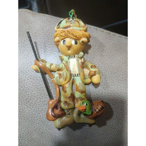 Salt Dough Ornament 6" By Harding 1986 Duck Hunter